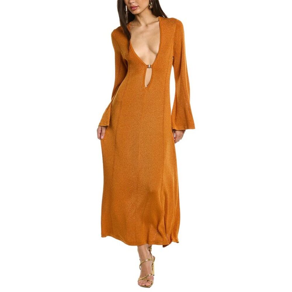 Dodo Bar Or Womens  Juna Maxi Dress, Orange